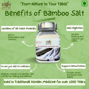 Sal de Bambú 3X en Polvo Jukyeom, Sal Mineral Natural, Certificación GMP, Sal Auténtica, Proveedor a Granel - Product Image 2