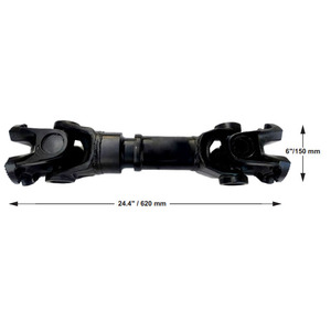 24.4 Inch 675mm Industrial Drive Shaft Assembly with 150mm Flange 47.65135mm Universal <b>Joint</b> Cylindrical Shape 1 Year Warranty - Product Image 1