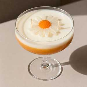 Bougie artisanale de luxe en cire de soja inspirée des desserts, aromathérapie, verre à cocktail |   Verre à coupe décoratif parfumé en cire de fruits pour Martini - Product Image 3