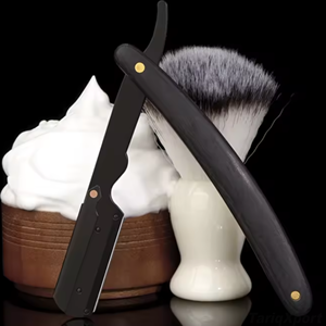 Professional Straight <b>Edge</b> Stainless Steel Sharp Barber Razor Folding Shaving razor Trimmer Manual Shaver for Face Body - Product Image 6