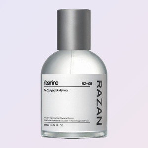 Botella de perfume coreano K-Beauty RAZAN RZ-08 Yasmin Perfume 30ml Hecho en Corea, botella al por mayor unisex. - Product Image 3
