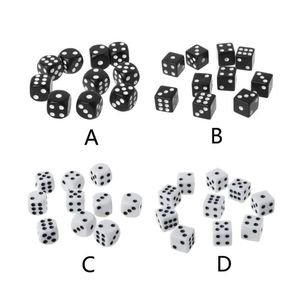 Dado de juego D6 estándar de 6 caras, hecho a mano, de resina con patrón, ecológico, portátil, con esquinas redondeadas de acrílico, para el juego Yahtzee - Product Image 5