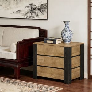 Comodino con Spazio di Archiviazione, Tavolino Versatile per Caffè, Tè o Divano, Perfetto Comodino da Notte - Product Image 4