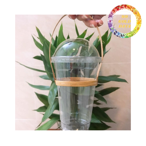 Poignée réutilisable en bambou pour tasses à bubble tea et café, et service de boissons écoresponsable - Product Image 5