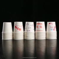 Gobelets en papier jetables personnalisables en gros pour espresso, dégustation de café, échantillonnage 2,5 oz/4 oz