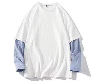 Camiseta de Manga Larga para Hombre, 100% Algodón, de la Más Alta Calidad, con Diseño Personalizado, Precio al por Mayor, Nueva Llegada - Product Image 3
