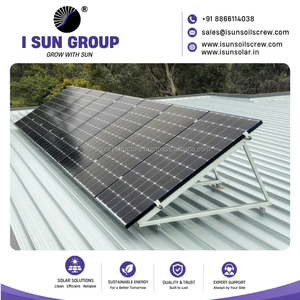 Structure de montage solaire sur toiture en acier galvanisé à chaud pour l'installation de panneaux photovoltaïques - Product Image 2