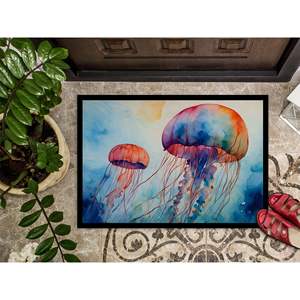 เสื่อหน้าประตูด้านหน้าแบบไม่ลื่นสามารถซักได้พรมเช็ดเท้าได้ไม่ลื่นขนาด24ชม. X 36วัตต์ - Product Image 3