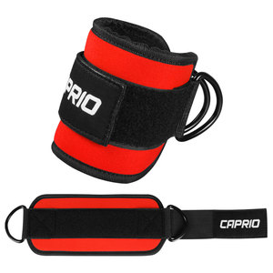Orange Black Neoprene Gym <b>Ankle</b> Straps for Cable Kickbacks, Glute Training and Leg Workouts OEM Fitness Accessories - Product Image 2