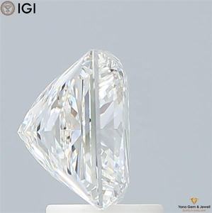 Elegante Diamante CVD de Corte Princesa de 3.10 CT Cultivado en Laboratorio, Color F, Claridad VVS2, Certificado IGI, Joyería Personalizada - Product Image 5