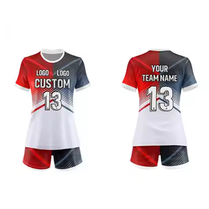 Nouveau design personnalisé, maillot de sport vintage classique surdimensionné pour femmes, imprimé, entraînement, football, séchage rapide, uniforme de football - Product Image 3