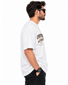 T-shirt rayé à manches courtes pour homme, col rond, tricoté, coupe décontractée, col côtelé contrastant, usage quotidien, haute qualité, uni - Product Image 4