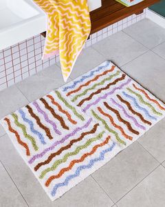 Alfombrillas de Baño de Lujo, de Algodón Puro, con Mechones, Duraderas, Alfombra para Piso de Baño, Garantía de Calidad, Precios al por Mayor, Hechas a Máquina ITHL - Product Image 1