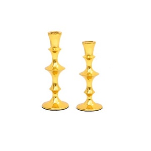 Candelabro de Aluminio Especial para Bodas con Acabado Electrochapado para Centro de Mesa de Recepción y Decoración de Escenario - Product Image 1