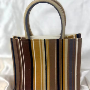 Brown Book Tote Bag Durable <b>Canvas</b> Carryall for Books Travel & Everyday Use - Product Image 1