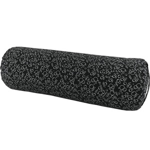 Coussin de yoga cylindrique en coton pour la méditation, support de yoga réparateur avec housse amovible et lavable - Product Image 3