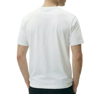 Customized 100% Combed Cotton Unisex White t-shirt Solid White Crew Neck Inner Wear <b>Base</b> <b>Layer</b> Custom Logo OEM Wholesale - Product Image 5