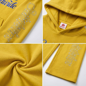 Conjunto Deportivo de Alta Calidad, Fabricante de Conjuntos Deportivos, Logotipo Personalizado al por Mayor, Pantalones Deportivos y Sudadera con Capucha de Algodón 100% - Product Image 6