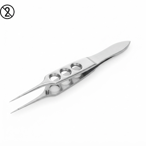 Pinzas Dentadas Bonn Rectas de 90 mm, Desechables de Un Solo Uso, Pinzas Quirúrgicas Oftálmicas para Tejidos, Caja de 10 Unidades, Acero Inoxidable, Médicas - Product Image 3