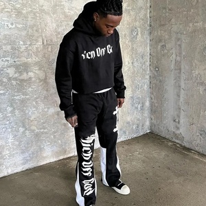 Custom Logo Cotton Gym Tracksuit for Men High Quality Winter Warm Training Wear Breathable Lightweight Quick Dry Latest Design - Product Image 4