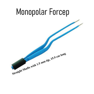 Pinzas monopolar rectas tipo bayoneta Jansen, aisladas, punta de 1.5 mm, 15.9 cm de longitud, CE - Product Image 2