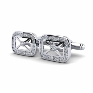 Custom 9K Gold Mens <b>Cufflinks</b> Luxury Fine Jewelry Personalized <b>Shirt</b> Accessories for Wedding Groom and Gift Giving - Product Image 1
