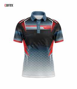 Chemise à manches courtes pour homme Corex, unie, respirante, séchage rapide, tricotée, 220g, polyester, décontractée, sport - Product Image 1