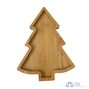 [HOT SELLING] Eco-Friendly Durable <b>Wooden</b> Christmas Tree Platter Snack Tray <b>Set</b> Serving Board for Party - Product Image 1