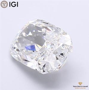 Diamante Cultivado en Laboratorio CVD, Corte CUSHION, Color F, Claridad VS1, 5.00 Quilates, con Certificado IGI, para Anillo de Compromiso Personalizado - Product Image 4