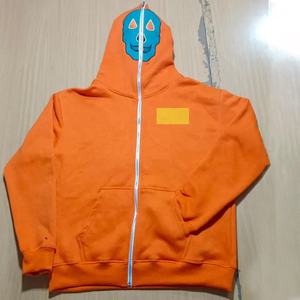 Ensembles de survêtements décontractés pour hommes, personnalisés, en polaire d'hiver à séchage rapide, avec pantalon évasé à impression en relief et sweat à capuche, vente en gros - Product Image 4