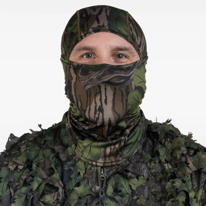 Cagoule de chasse d'hiver, masque coupe-vent respirant et chaud en polaire imprimé camouflage pour la course et les sports de plein air - Product Image 4
