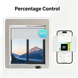 Moteur de rideau enrouleur intelligent Wi-Fi Tuya, moteur de rideau électrique à chaîne compatible avec l'application Smart Life, Alexa et Google Home - Product Image 4