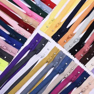 Pantalons en gros avec poches avant et fermeture éclair courte, couleurs variées, vente chaude 3 #   Fermeture éclair en nylon de 20 cm à extrémité fermée - Product Image 6