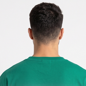 T-shirt pour homme en coton 100% respirant, imprimé avec un logo personnalisé, taille plus, style vintage, manches courtes, streetwear - Product Image 4