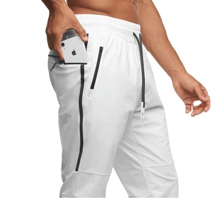 กางเกงผ้าแคชเมียร์ไหมพรมถักสำหรับผู้ชายสำหรับฤดูหนาวกางเกงเลานจ์ผสมขนสัตว์แบบไม่มีขนแกะ - Product Image 4