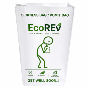 Bolsa Biodegradable EcoRev para Vómitos, Impresión Offset en Papel Blanco, Sellado Autoadhesivo, Ecológica, Cuidado Personal, Bolsa Plana Estándar - Product Image 5