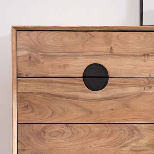 Cómoda de 8 cajones Vandana Royal Haven en madera de acacia natural Spot - Product Image 5