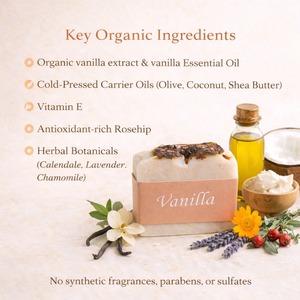 natural organic cold process <b>soap</b> handmade vegan moisturizing essential oil bath bar for sensitive skin premium herbal skincare - Product Image 3