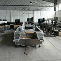 YAMANE 6.5m 21ft Certification CE, Console de direction de bateau en aluminium bon marché, bateau de pêche