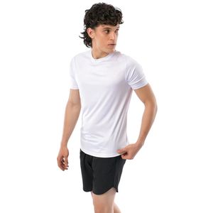 T-shirt blanc à manches courtes et col rond pour homme, classique, décontracté, basique, doux, pour le sport, l'entraînement, le streetwear - Product Image 1