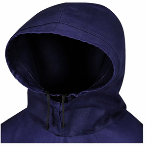 ROAD FITTER Flame Resistant Balaclava Hooded Protective Neck Gaiter Navy Blue <b>Welding</b> Workwear Cover Polyester/Spandex Image - Product Image 4