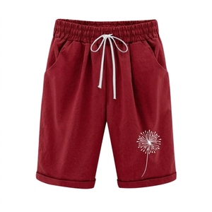 Pantalones Cortos de Verano para Hombre, de Algodón y Poliéster, Tejido de Punto, con Cordón Ajustable, Transpirables, Ecológicos, con Logotipo Personalizado, Precio Económico al por Mayor - Product Image 3