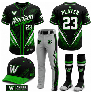 Customized Baseball Uniform Complete Set With Socks And Caps Plus Size Unisex Quick Dry Baseball Training Uniform Kit - Product Image 5