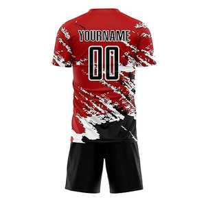 Prix de gros en stock, uniforme de football pour hommes en sublimation, logo personnalisé, créez votre propre uniforme de football en sublimation - Product Image 6