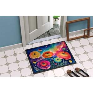 Ranunculus Color Non-Slip Indoor/<b>Outdoor</b> Door <b>Mat</b> 24H X 36W Low Pile Washable Rugs for Entryway Front Door - Product Image 4
