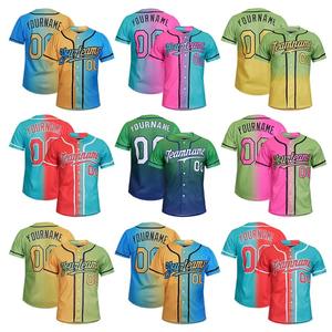 Maillots de sport sublimés pour hommes, design uni, uniformes de softball et de baseball, logo d'équipe, numéro, ensembles de vêtements de sport, qualité supérieure et premium - Product Image 3