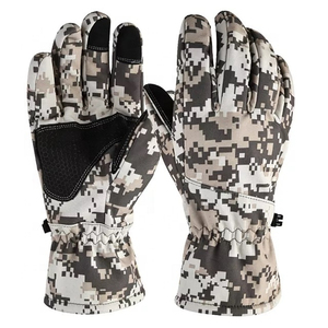 Gants de chasse professionnels personnalisés respirants à doigts complets, coupe-vent d'hiver, camouflage arboral pour hommes - Product Image 3