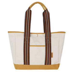 Bolsos Tote Innovadores para Mujer, Otoño, Cierre Abierto y Bordado Plano, Estilo Vintage, Rayado, Verano/Invierno - Product Image 2