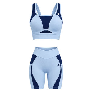 Conjunto deportivo clásico sin costuras para mujer, suave y elástico, para gimnasio, entrenamiento, fitness, correr y estilo de vida activo. - Product Image 4