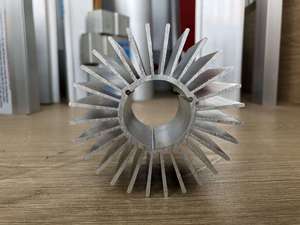 Profilé d'extrusion en aluminium personnalisé Shalumi pour dissipateur de chaleur rond - Product Image 4